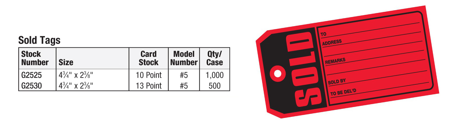 Sold Tags reseller Orange County California