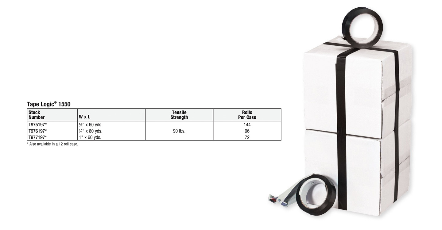 Tape Logic® Tensilized Polyproplene Strapping Tape